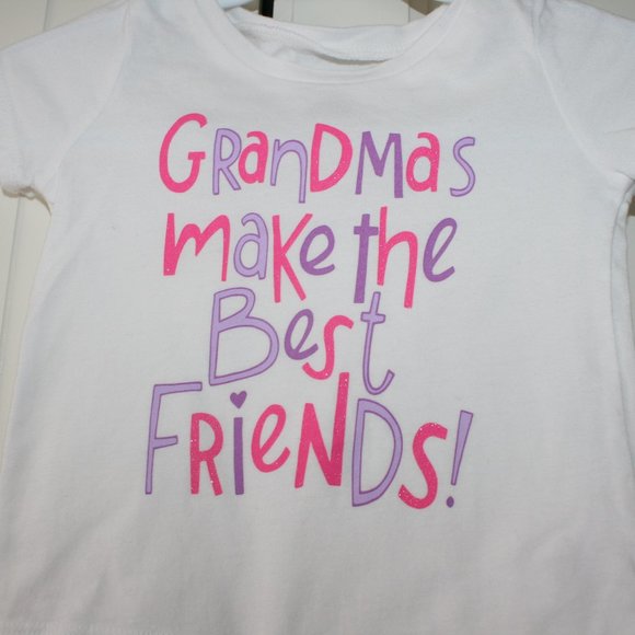 3/$20 Baby girl t-shirt grandmother heart 6 months - Picture 3 of 8
